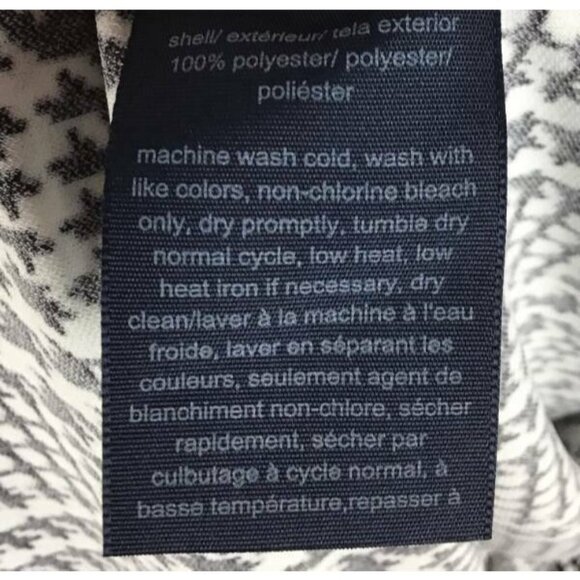 Tommy Hilfiger Dress 14 White Houndstooth Wrap New - Picture 7 of 7